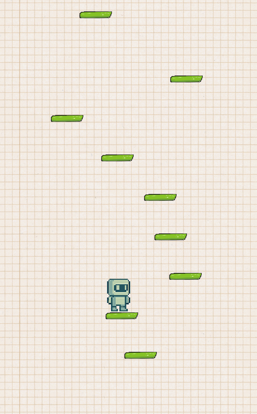 2D Doodle Jump-inspired game screenshot